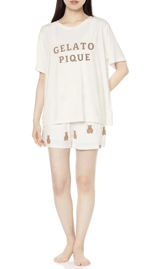 【初回限定】 GELATO テディベア柄ルームウェアセット PIQUE ルームウェア・パジャマ