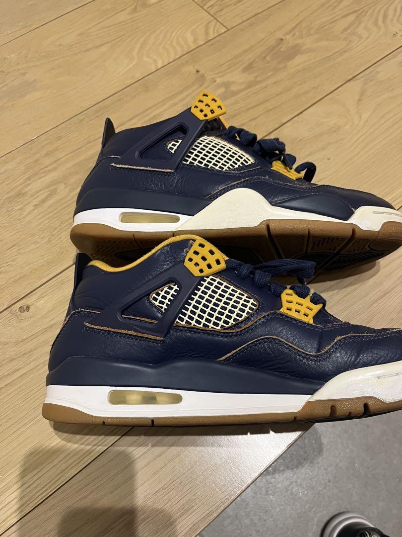 Air Jordan 4 ネイビー/イエロー