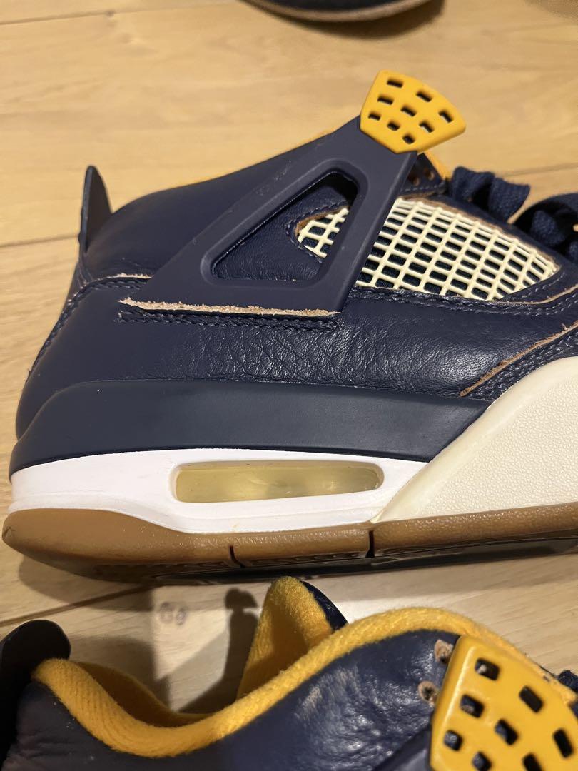 Air Jordan 4 ネイビー/イエロー