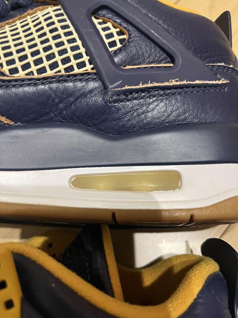 Air Jordan 4 ネイビー/イエロー