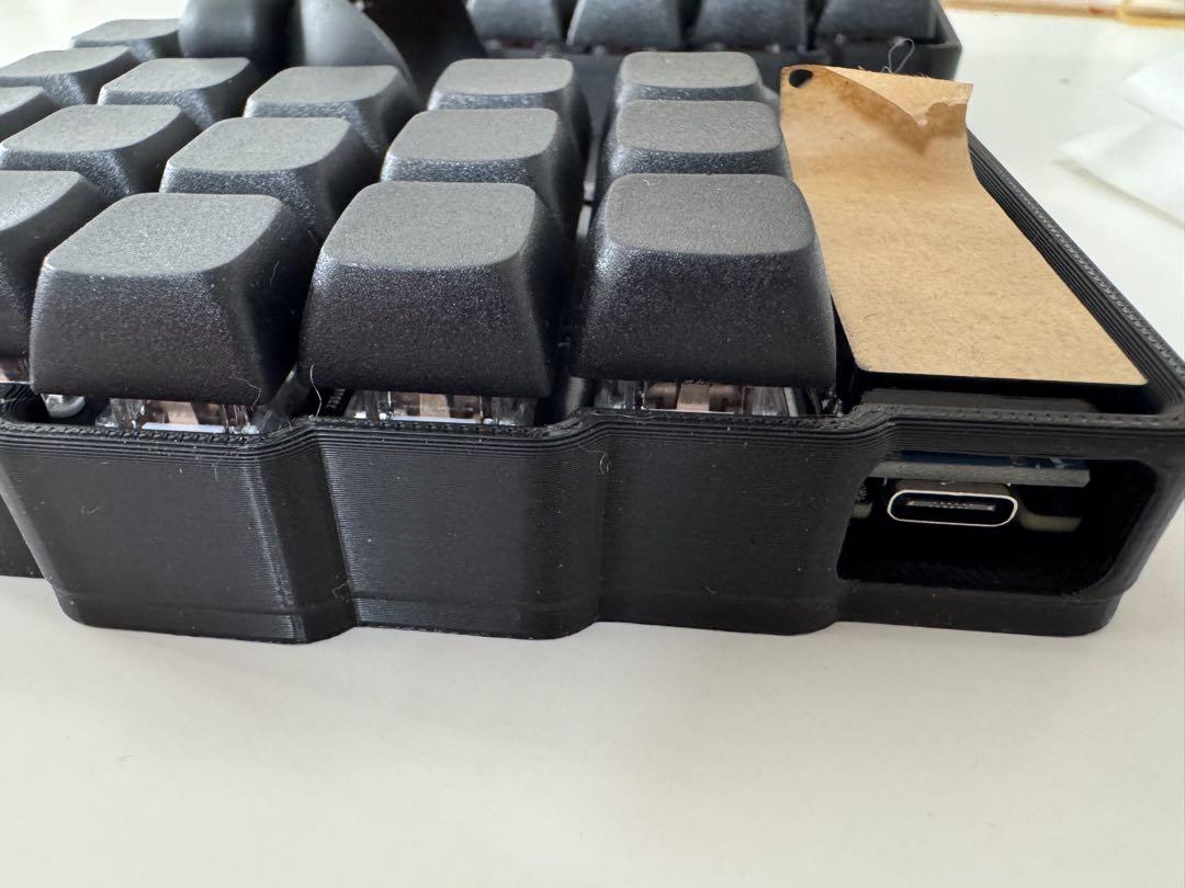 新品】 keyball39 黒仕様 完成品 TRRSメタルケーブル付