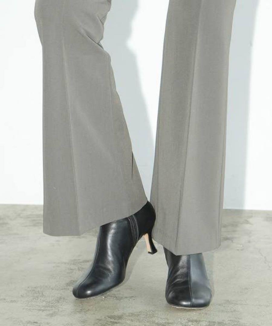 ROUND TOE SHORT BOOTS / CLANE