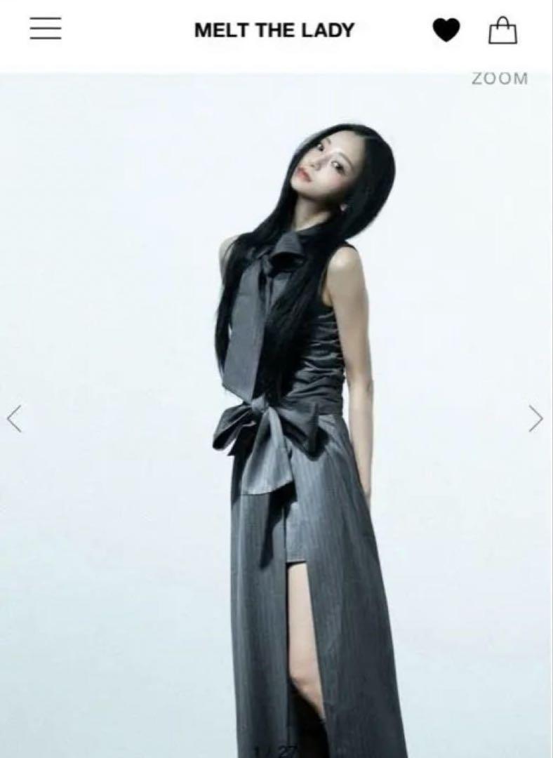 melt the lady］tie neck ribbon blouse - メルカリ