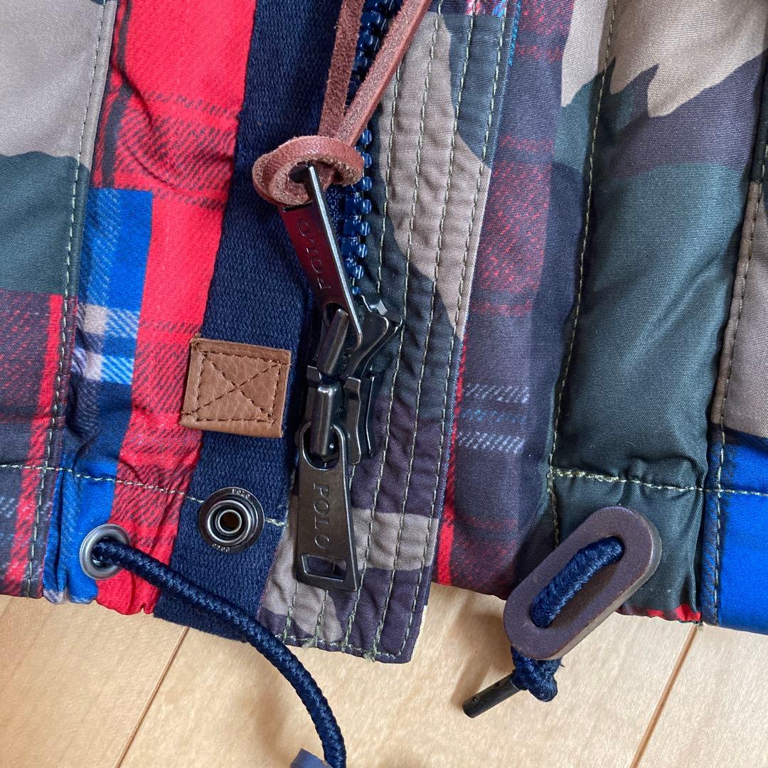 POLO RALPH LAUREN チェック柄ダウンジャケット M POLO RALPH LAUREN チェック柄ダウンジャケット M
