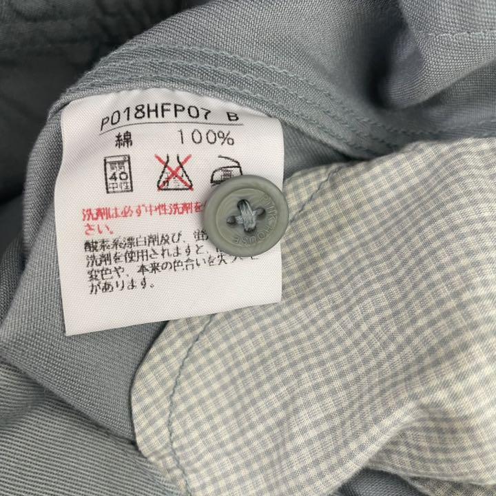 超美品【PINK HOUSE】くまワッペン ロゴ カーゴパンツ ブルー