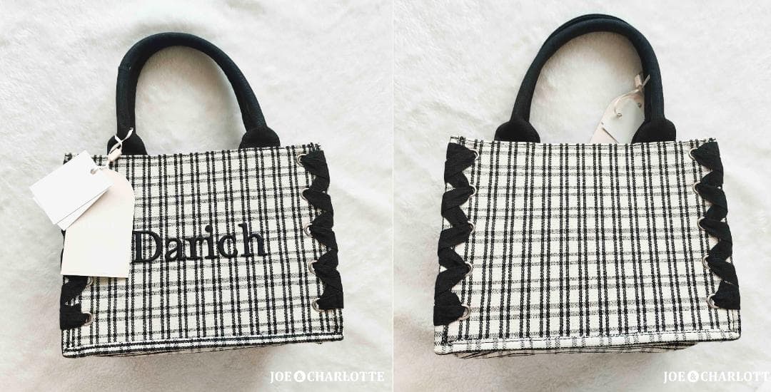 ダーリッチ darich チェックミニトートバッグ ベルティ 非売品 ダーリッチ darich チェックミニトートバッグ ベルティ 非売品