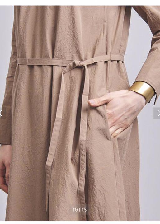 UNITED Vネック ロングワンピース 36 JdE9v-m97254231198 ARROWS cotton 新作超特価