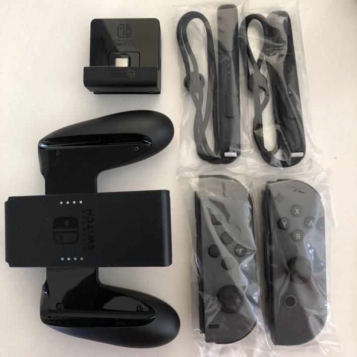 【純正】ジョイコングレー左右セット ストラップ グリップ 充電器 【純正】ジョイコングレー左右セット ストラップ グリップ 充電器