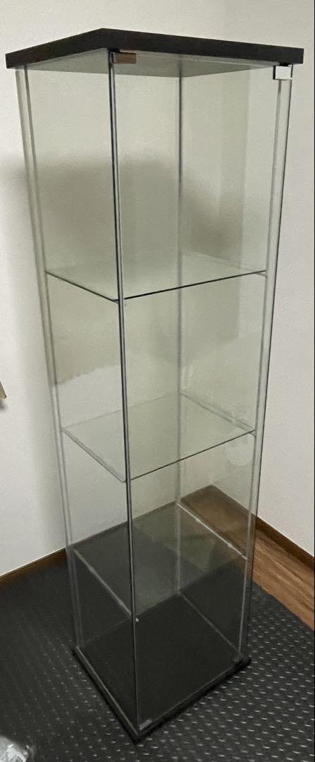 IKEA DETOLF デトルフ　ガラスケース　ディスプレイ　コレクション
