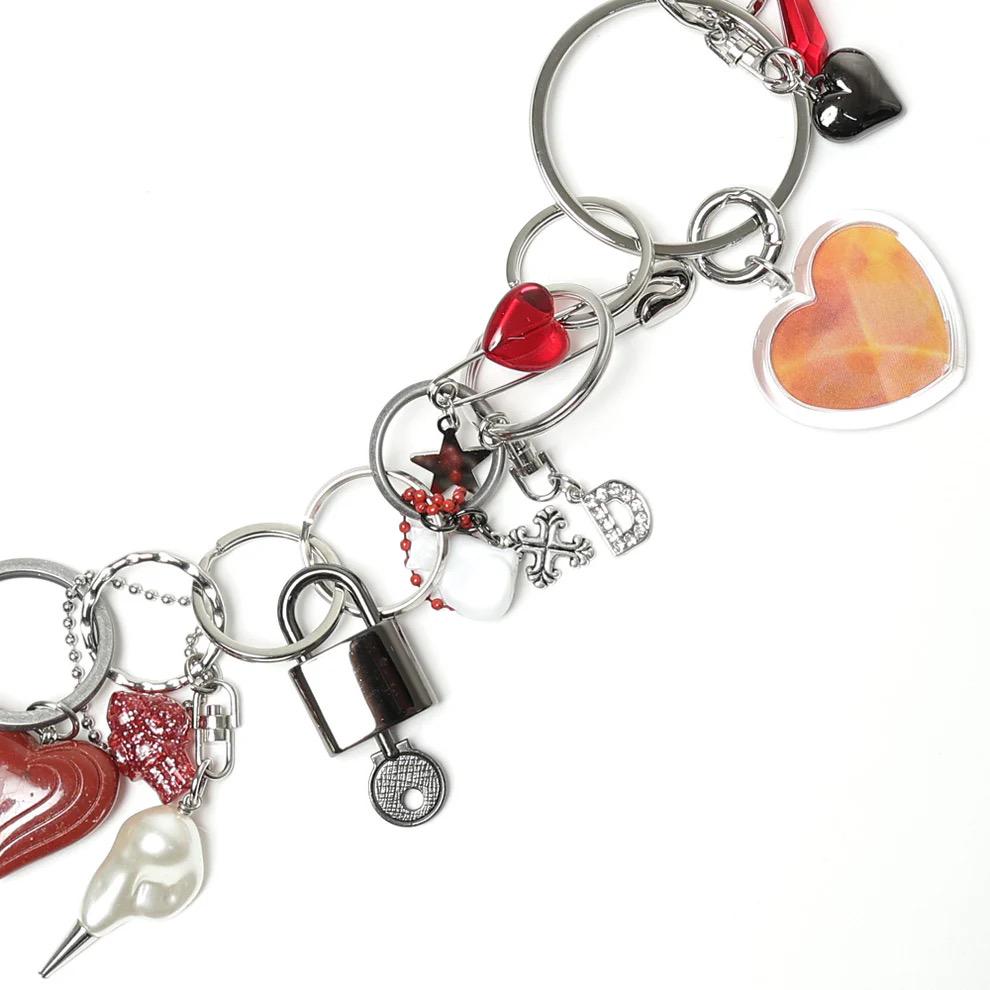 アクセサリー 25ss doublet KEY CHAIN RED