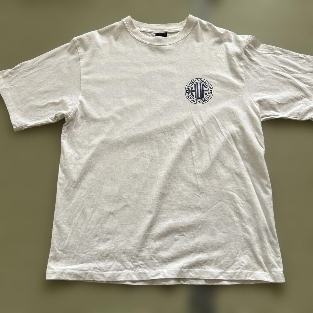 HUF ホワイト Tシャツ Mサイズ 汚れ等無し