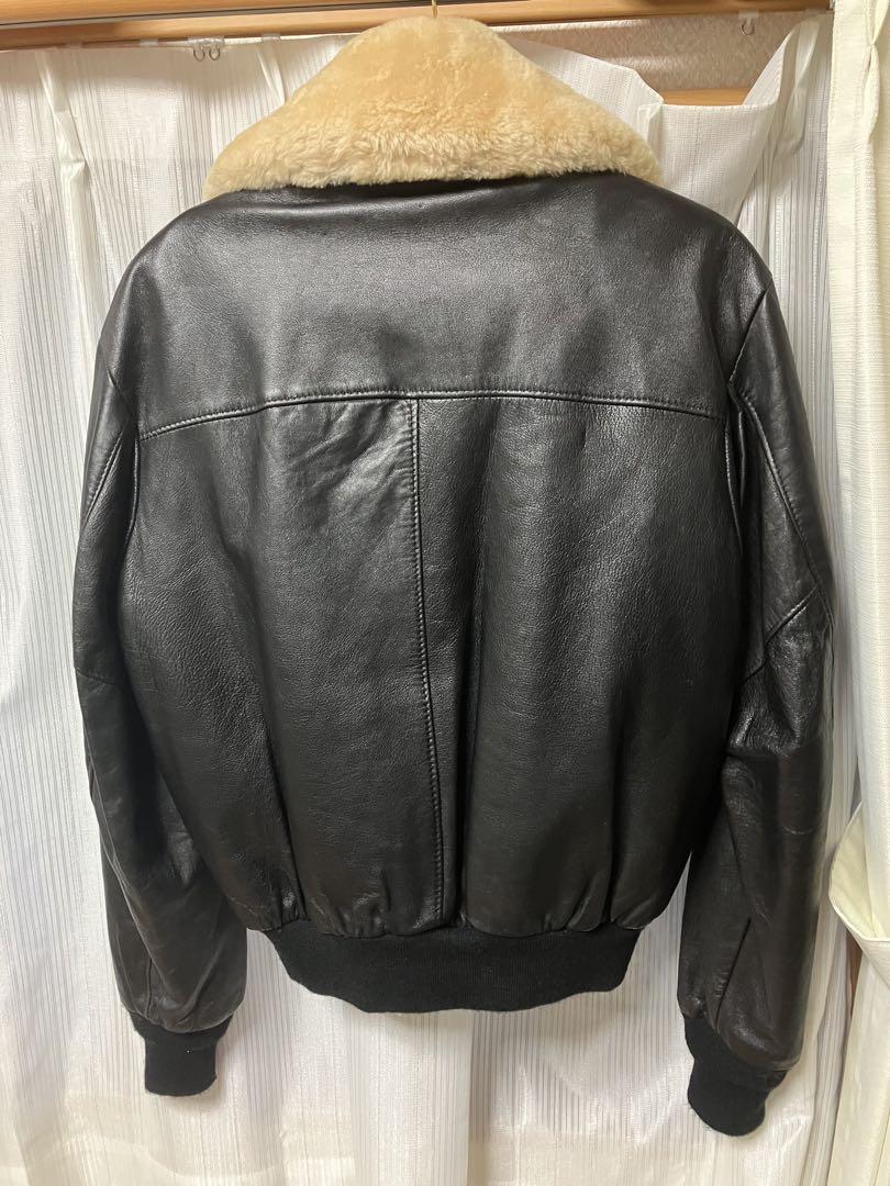 schott ショット【36】A-2 レザー フライトジャケット ブラック 黒