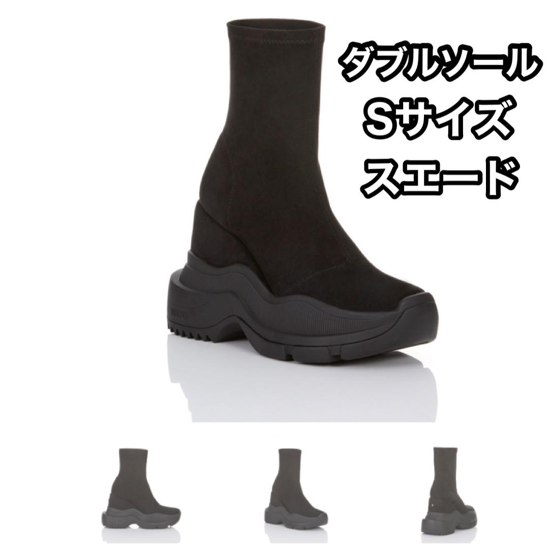 yello ダブルソール スエード ブラック Sサイズ | www.priopcion.com