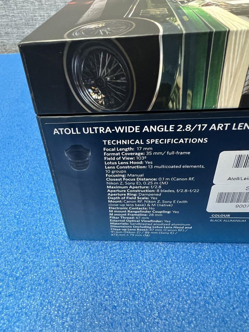 ロモ Atoll Ultra-Wide 17mm F2.8 Art Lens レンズ(単焦点) ロモ Atoll Ultra-Wide 17mm F2.8 Art Lens レンズ(単焦点)