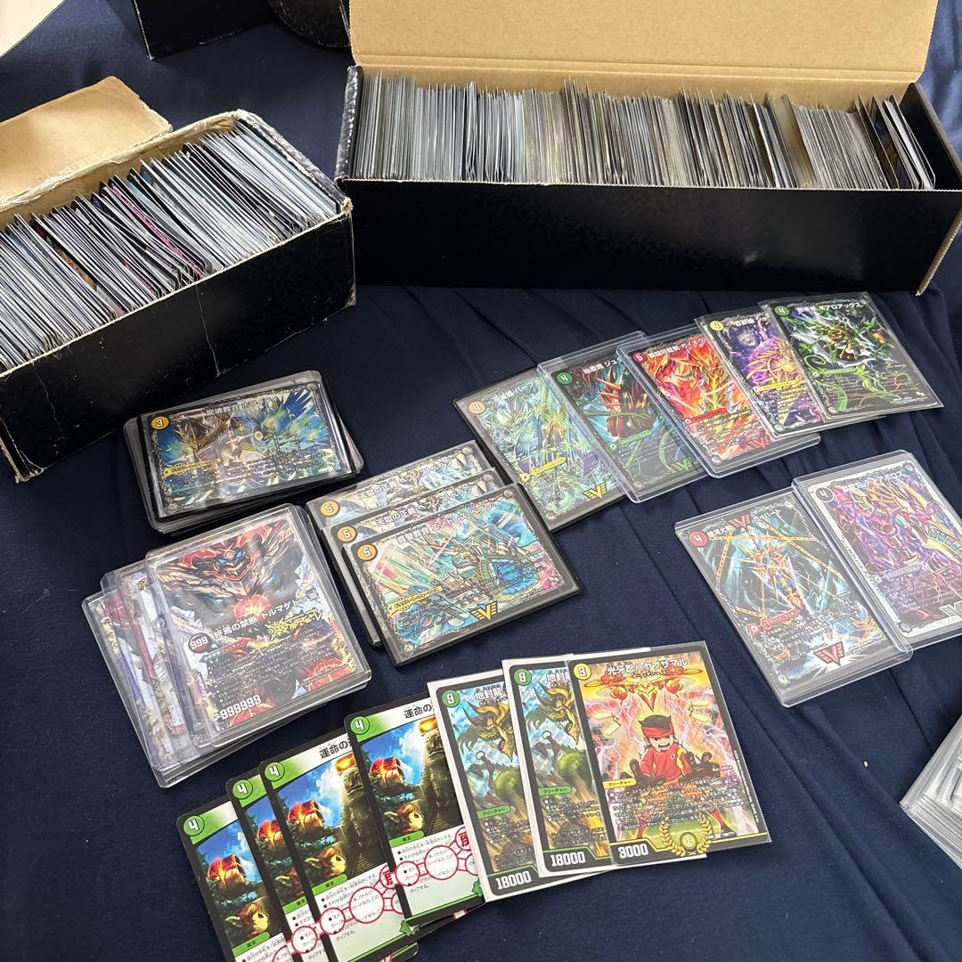 デュエマ引退品 バラカード1200枚+旧環境5デッキ 14,873円
