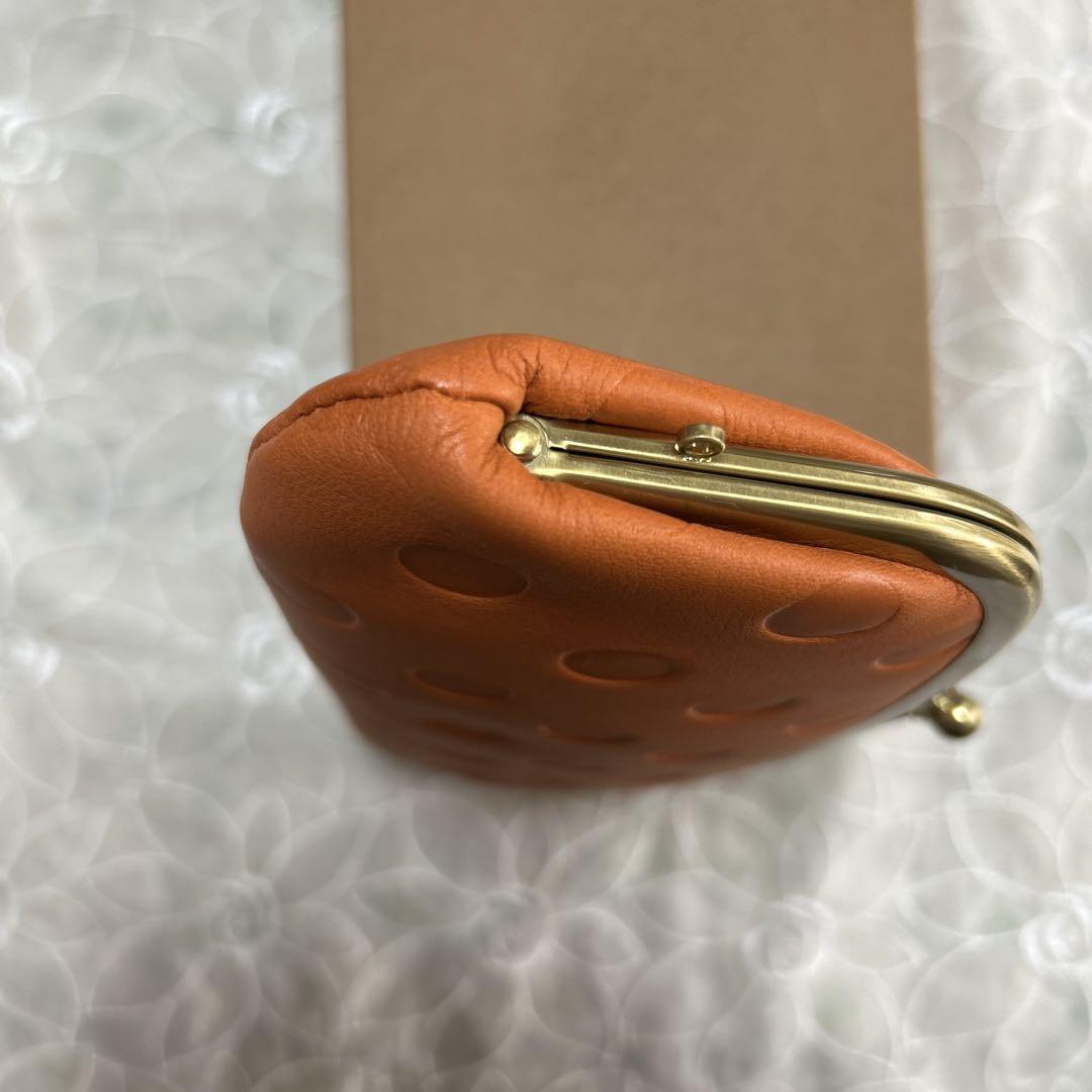 ⁂アンシグネ　ズッケロフィラート　長財布　がま口　オレンジ　55315⁂