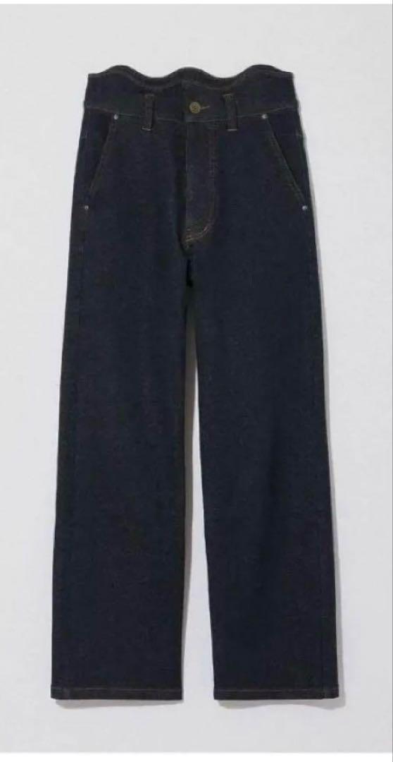Eaphi wave design high waist denim