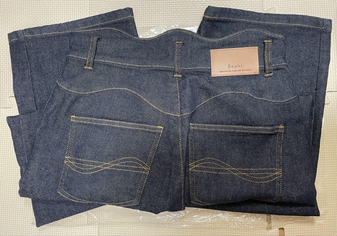 Eaphi wave design high waist denim