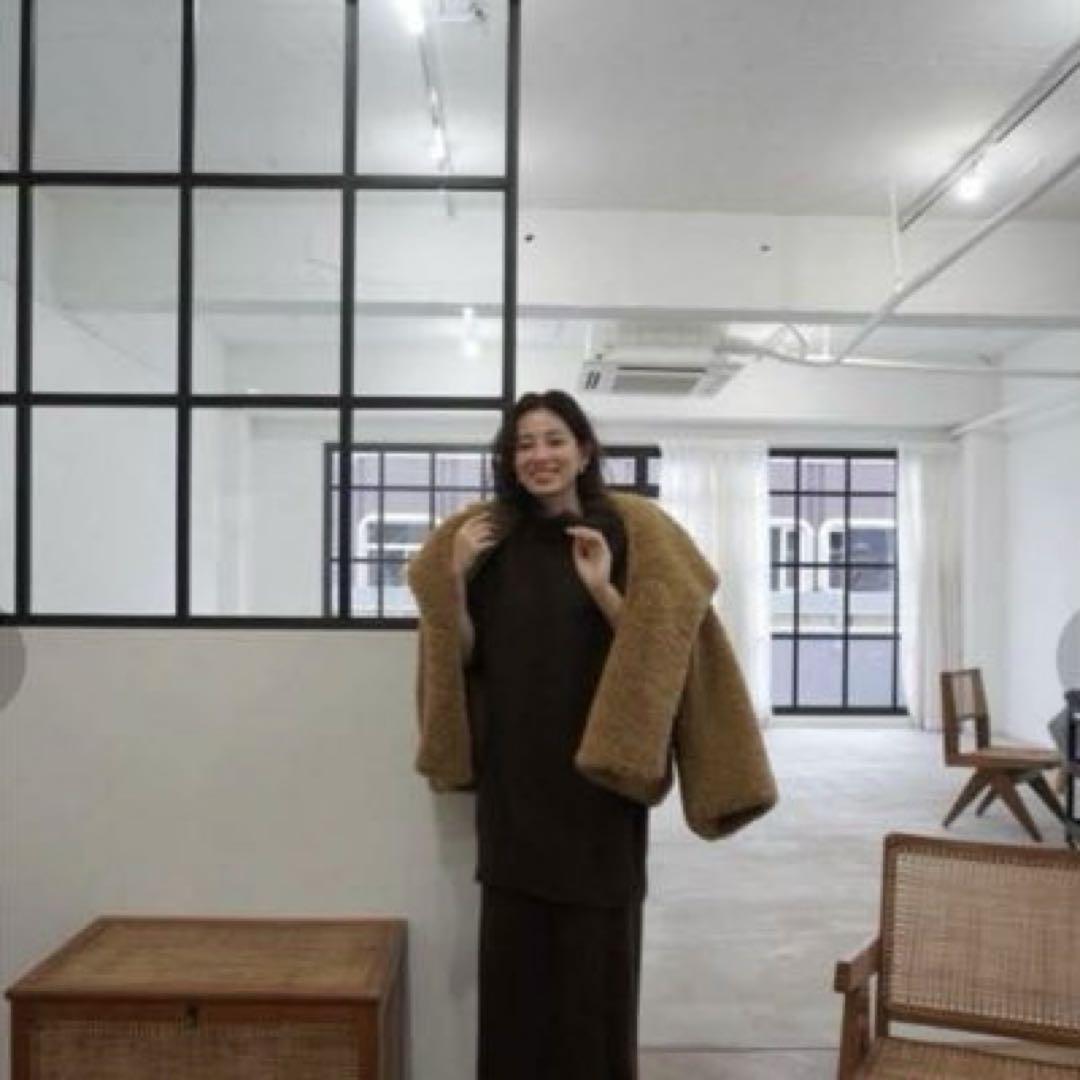 極美品 Etre Tokyo フェイクシープファージャケット