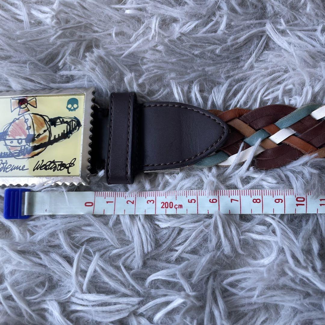 【美品】ヴィヴィアンウエストウッド ベルト オーブ 編み込み