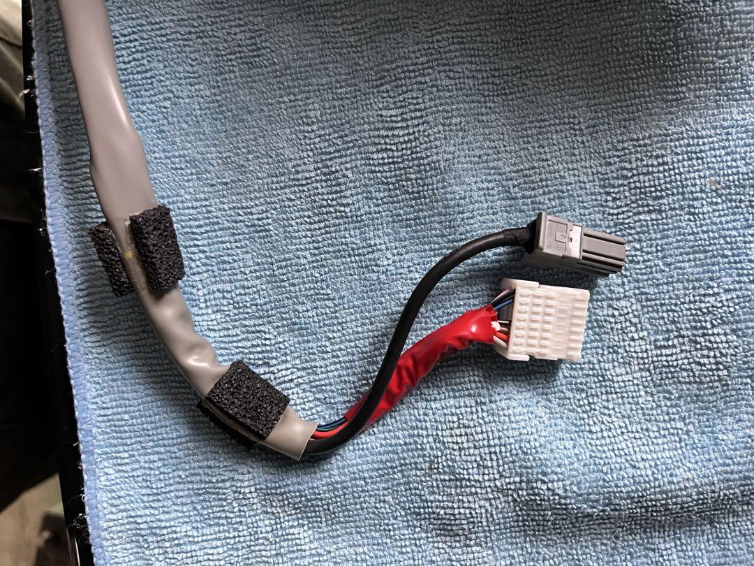 80ハリアー電動ドアミラー ホワイト