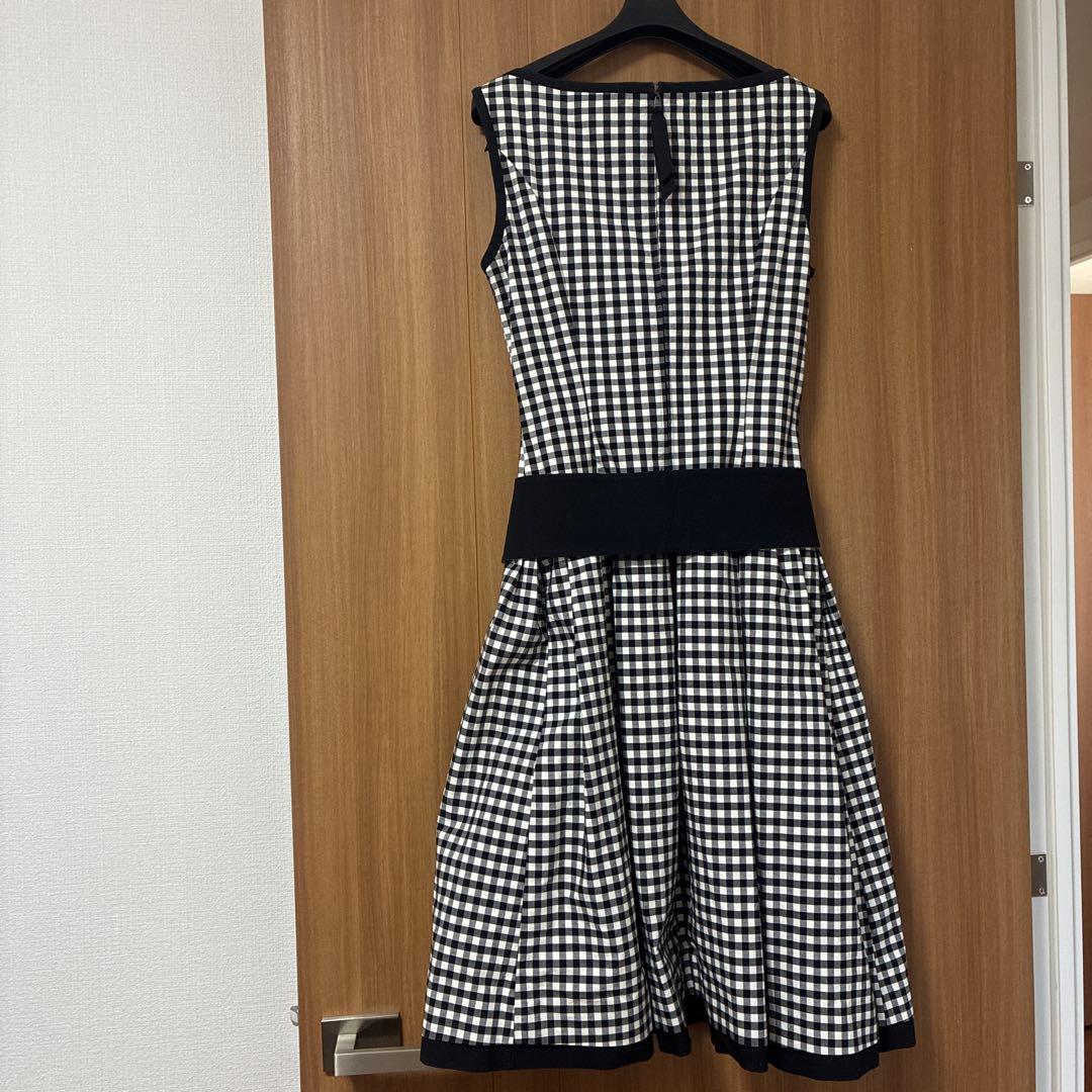 FOXY NEW YORK ギンガムチェックドレス 38 FOXY NEW YORK ギンガムチェックドレス 38