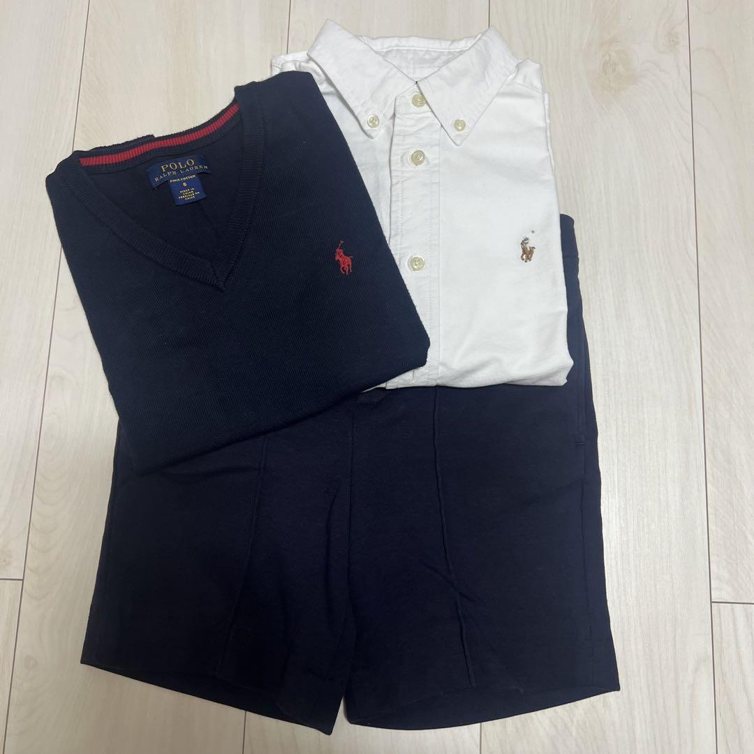 美品　Polo Ralph Lauren ベストとシャツのセット　120サイズ