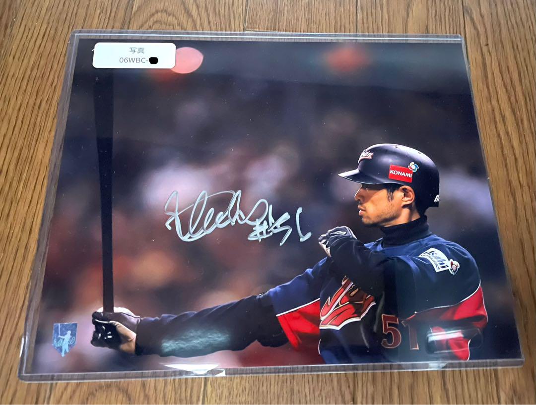 第1回 2006年WBC イチロー 直筆サイン 写真 ミルクリーク社証明