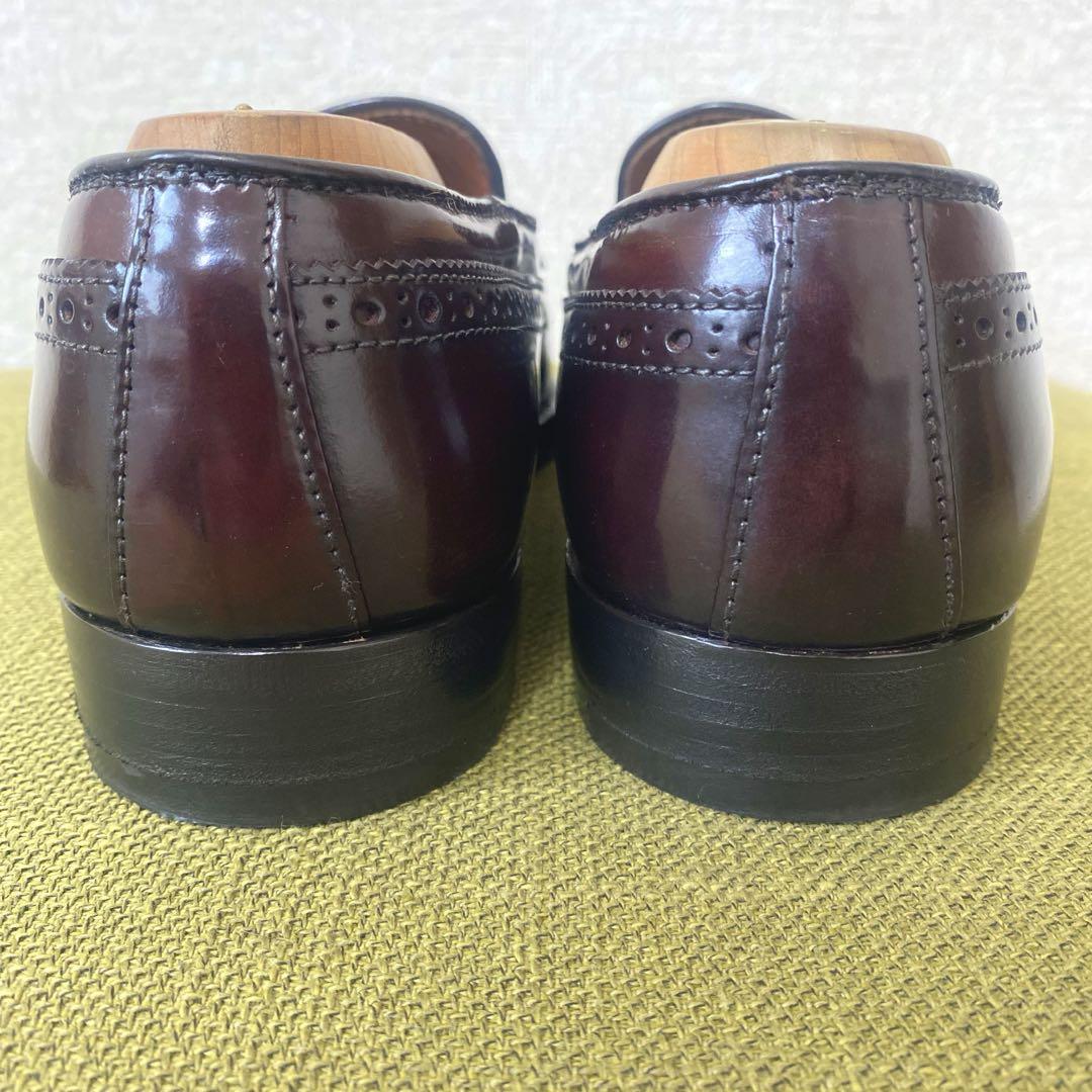 【美品】ALDEN 別注 ロングウイングチップ タッセルローファー コードバン