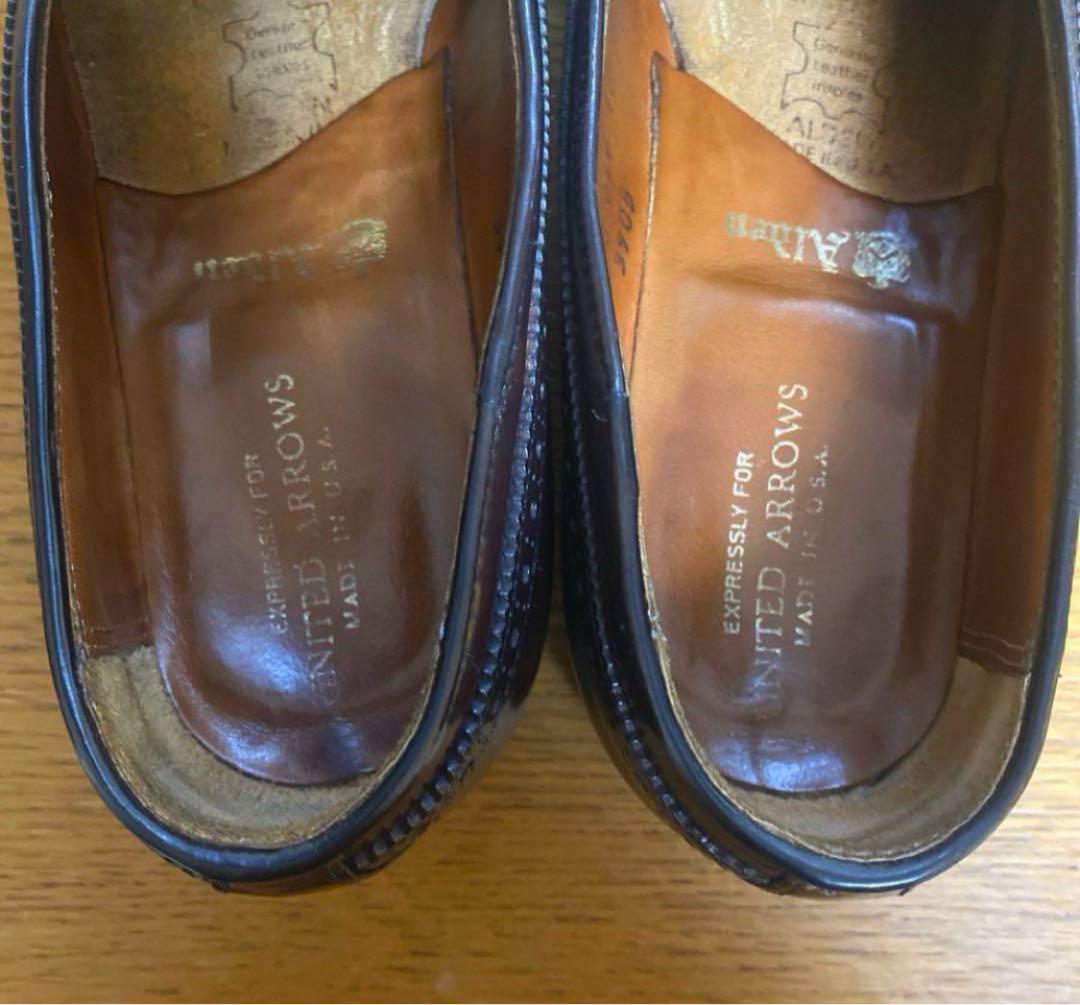 【美品】ALDEN 別注 ロングウイングチップ タッセルローファー コードバン