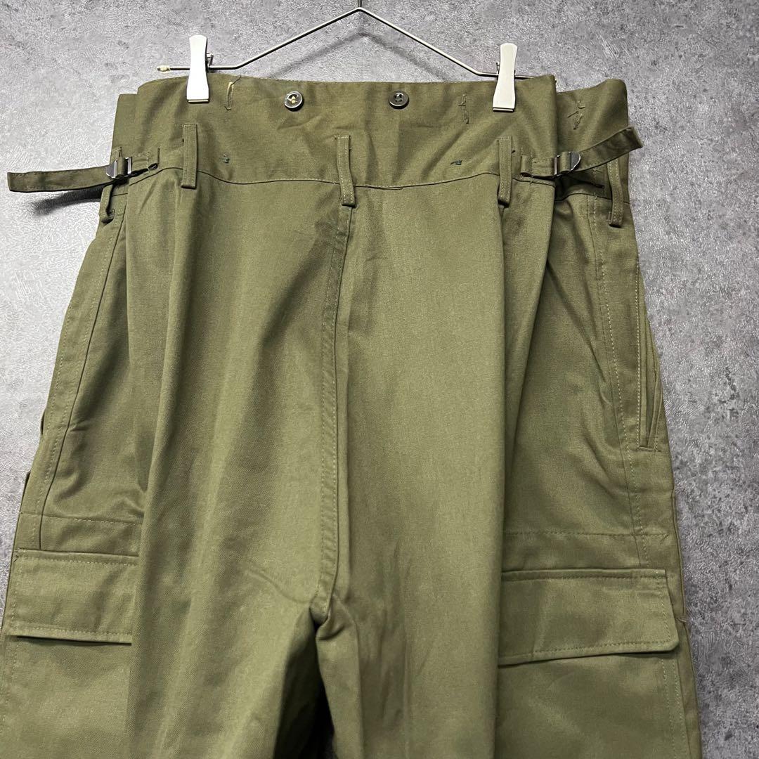 デッドストック80sチェコ軍【ダブルニー カーゴパンツ】ミリタリー メンズXL