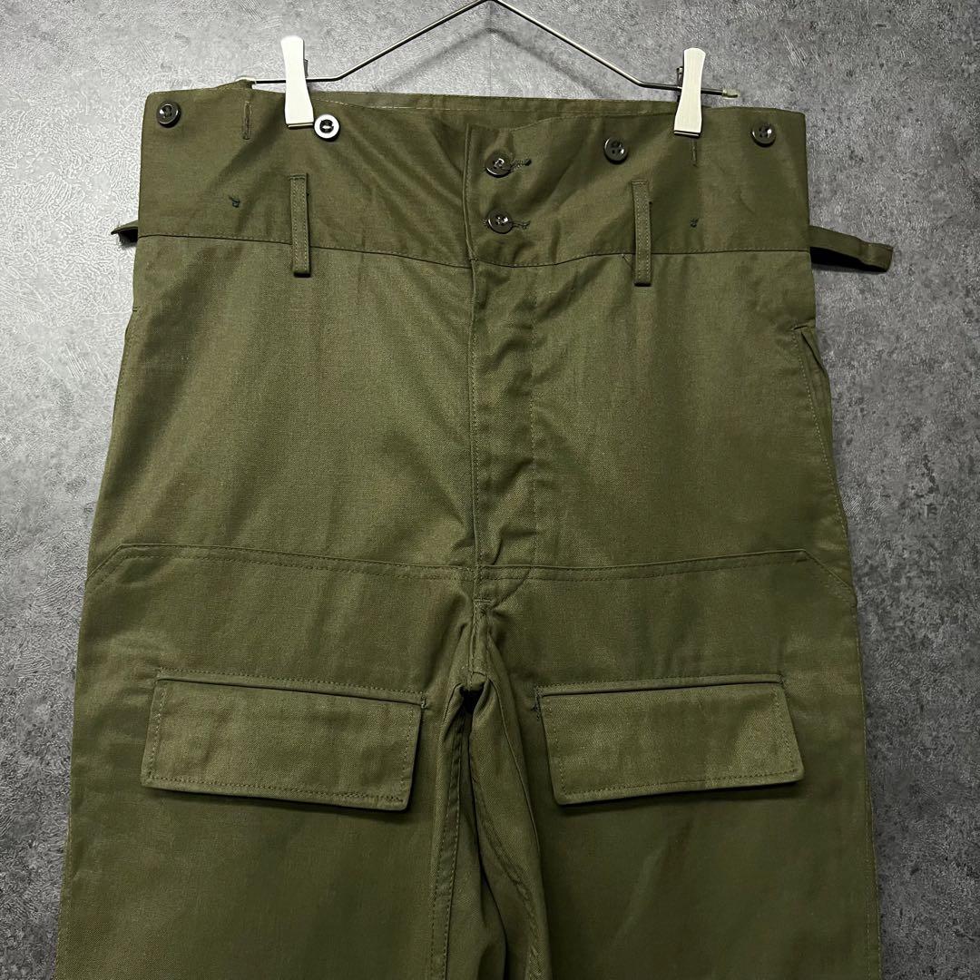 デッドストック80sチェコ軍【ダブルニー カーゴパンツ】ミリタリー メンズXL