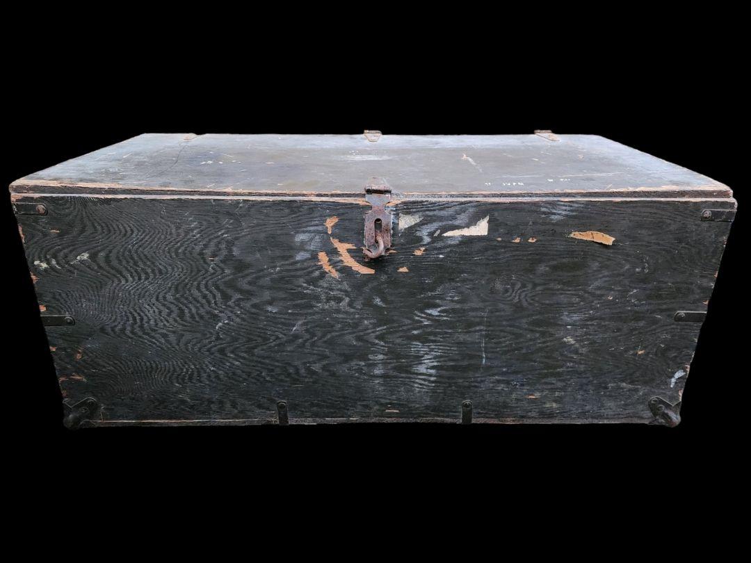 実物 68年製 米軍放出品 フットロッカー ベトナム戦争 ヴィンテージ 海兵隊 実物 68年製 米軍放出品 フットロッカー ベトナム戦争
