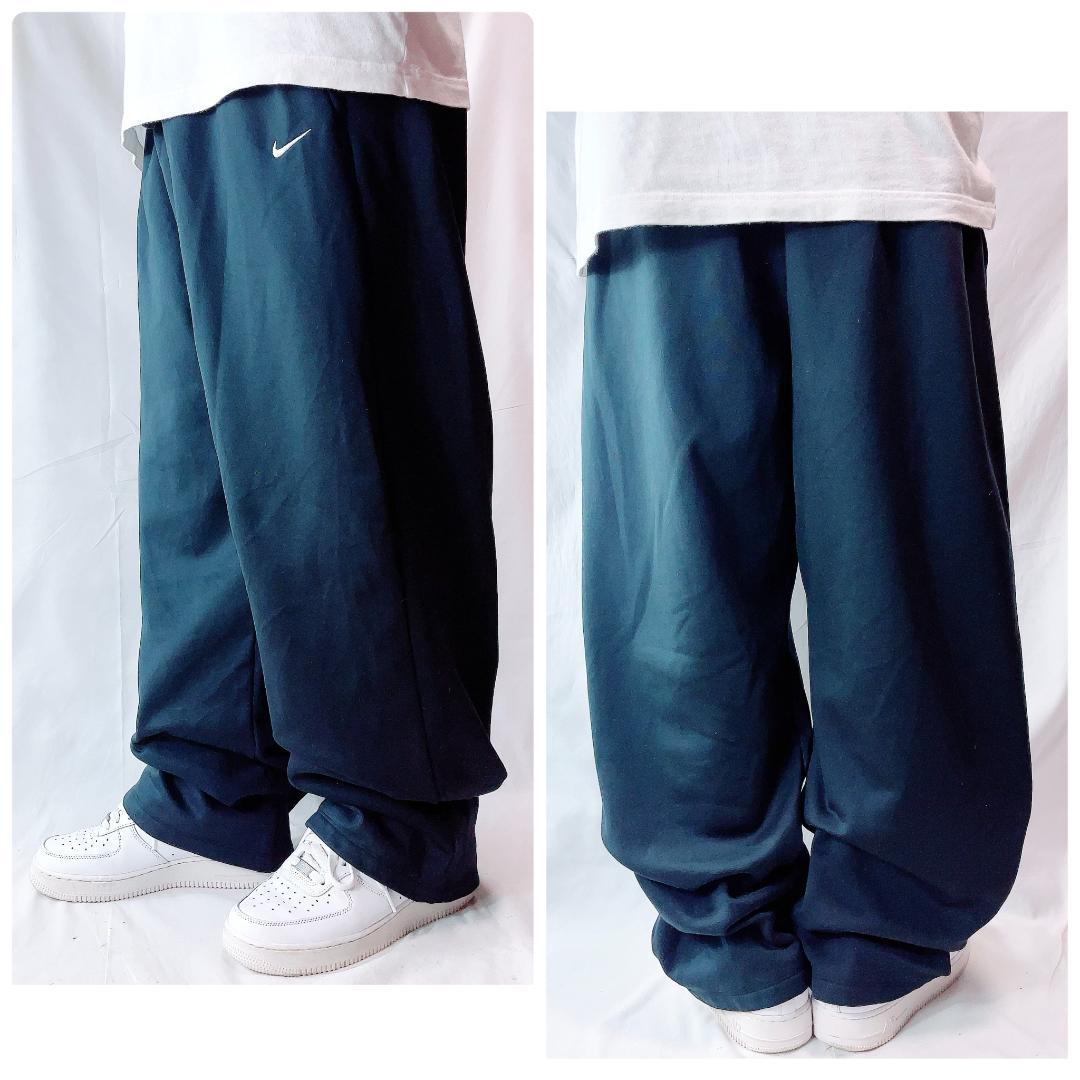極太 ナイキ ドライフィット ジャージ パンツ メンズ XL 黒 大きいサイズ