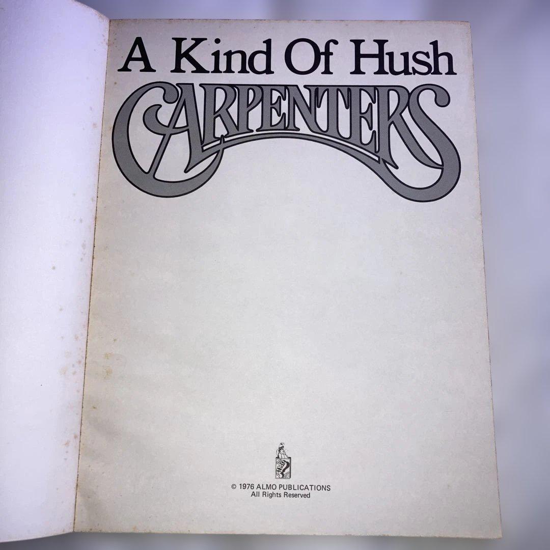 Carpenters A Kind Of Hush輸入版 ピアノ楽譜 ギター譜 Carpenters A Kind Of Hush輸入版 ピアノ楽譜 ギター譜 - メルカリ