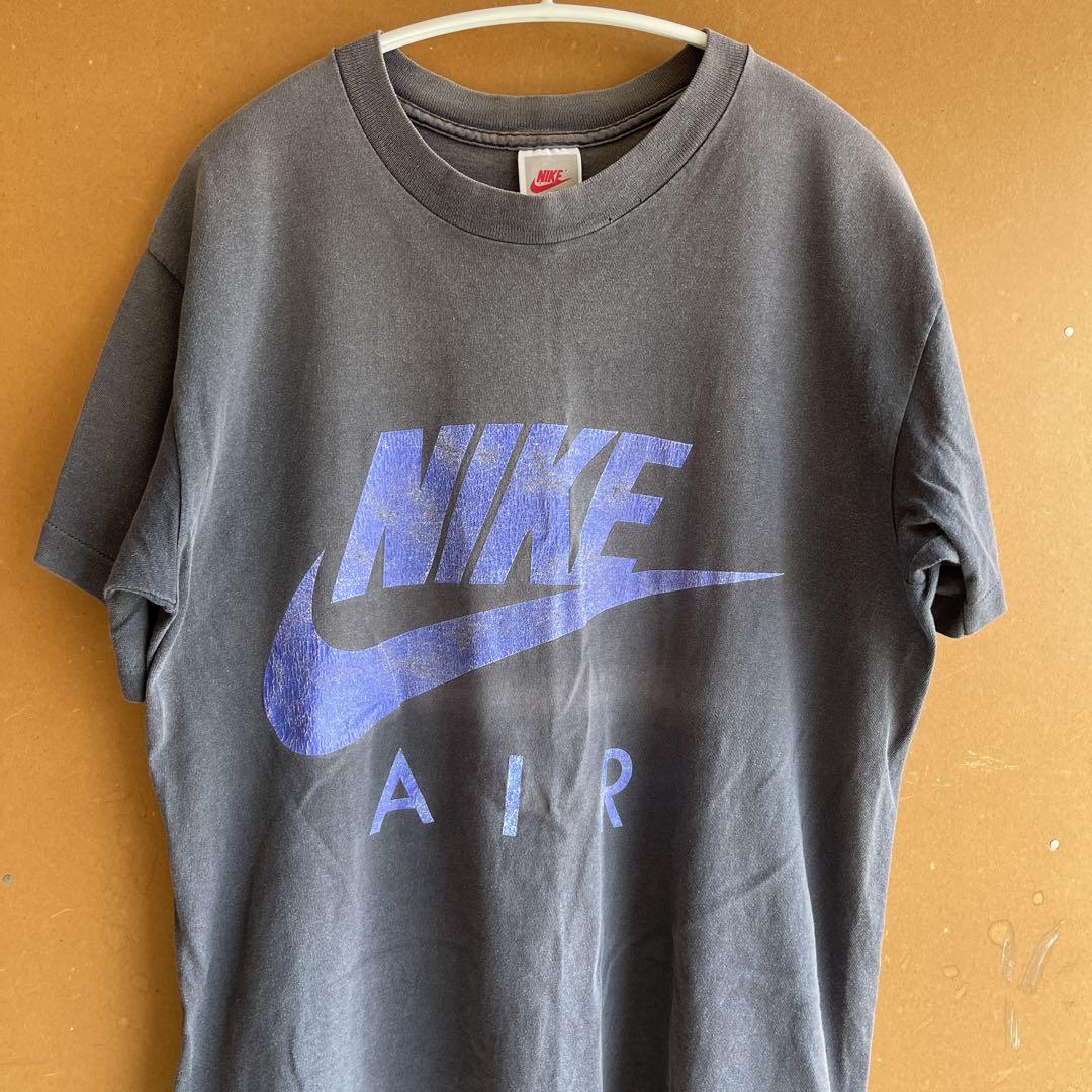 ✟ 90s鬼フェードNIKE炭黒Tシャツ