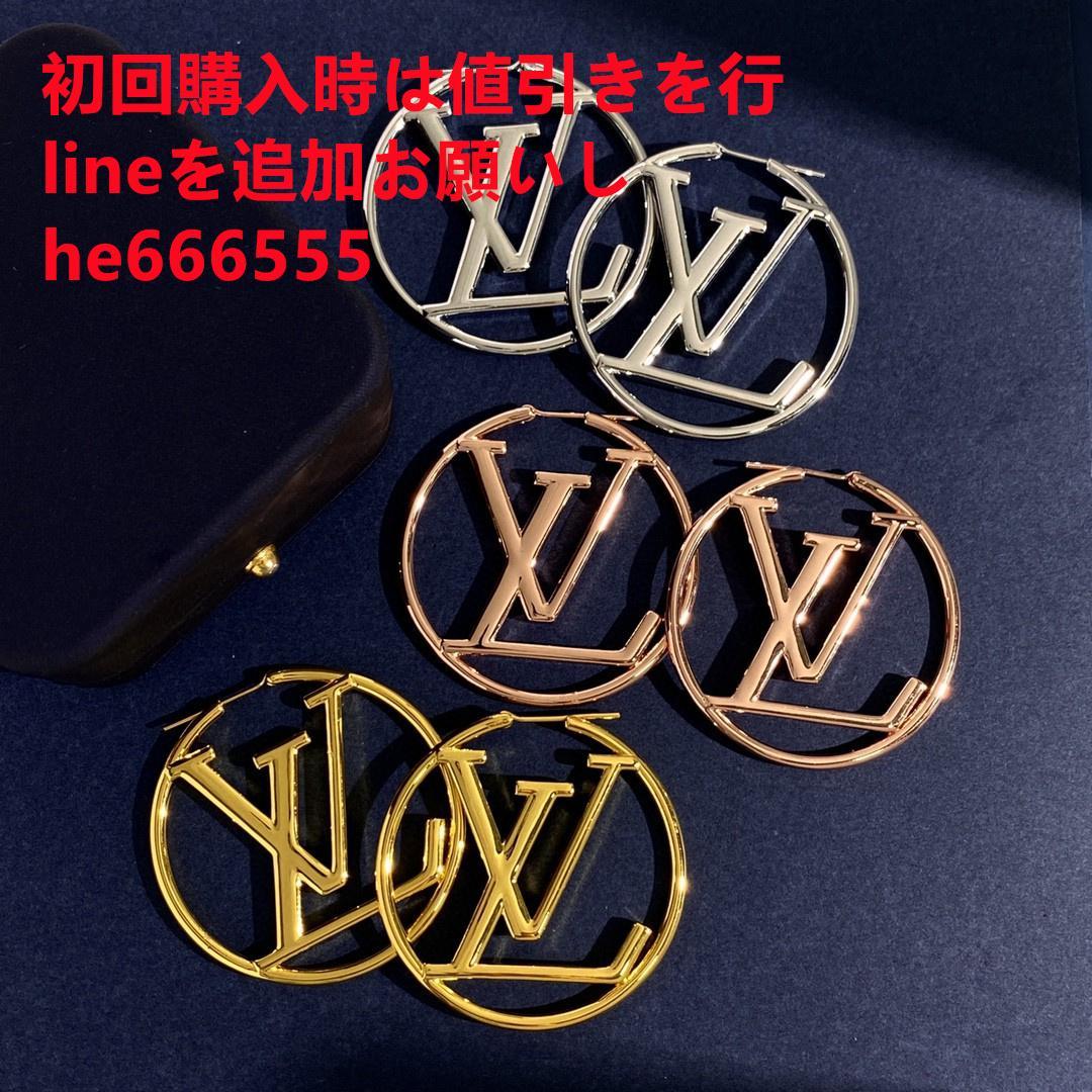 ルイヴィトン ピアス(両耳用)Rd