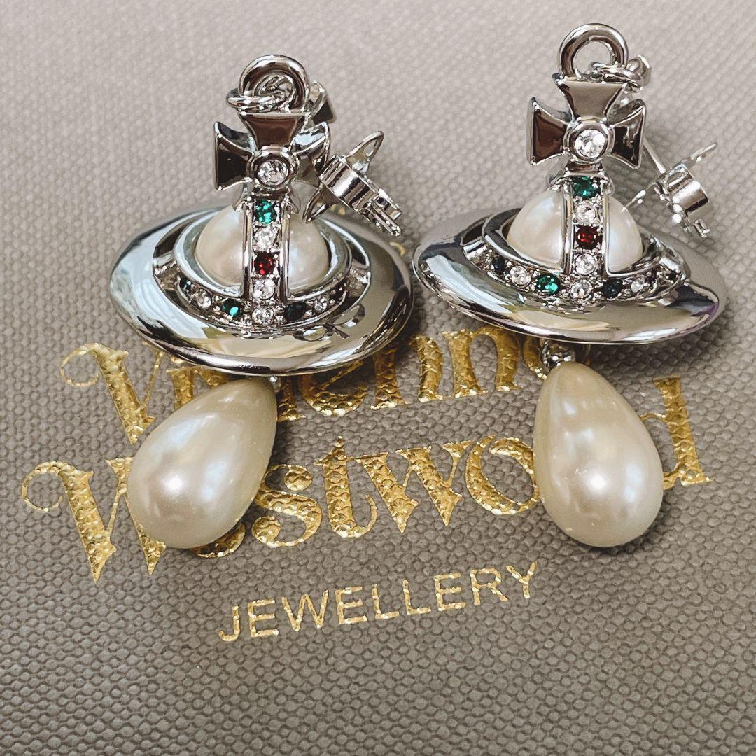 激レア!!名作☆Vivienne Westwood☆ドロップパールピアス☆2色