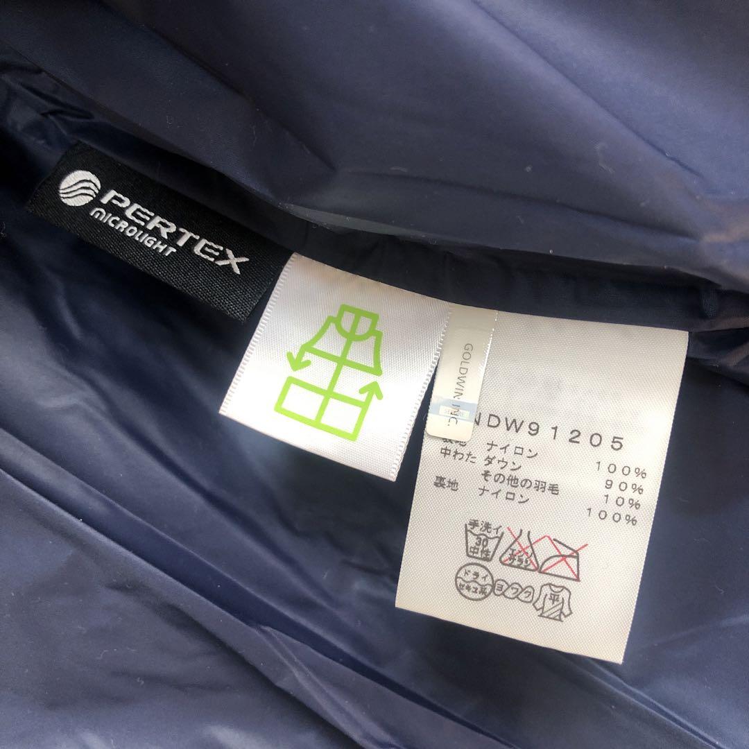 THE NORTH FACE フード付きダウンベスト ネイビー