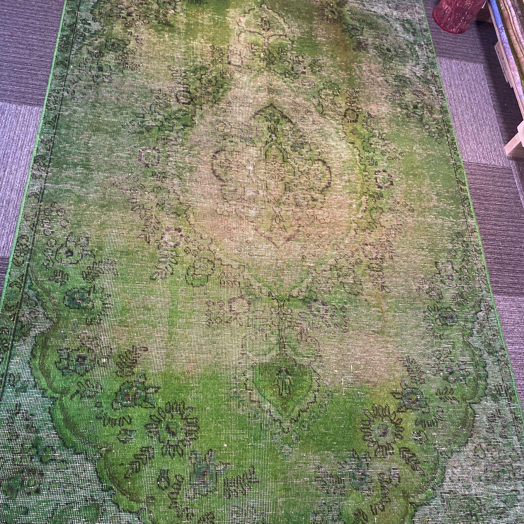 アートビンテージトライバルラグ 201cmX137cm NO.520 画像3