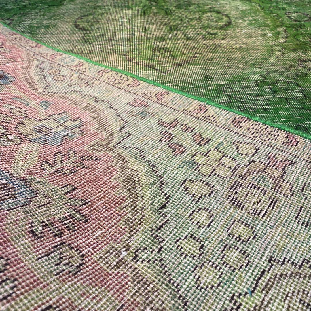 アートビンテージトライバルラグ 201cmX137cm NO.520 画像8