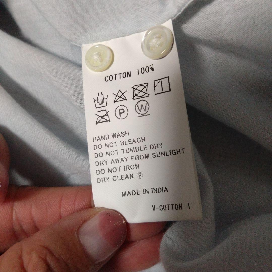 Vas-yLentement ブルーシャツ　Sサイズ