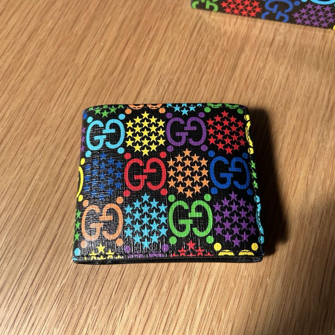 GUCCI グッチ 折りたたみ財布 GGサイケデリック