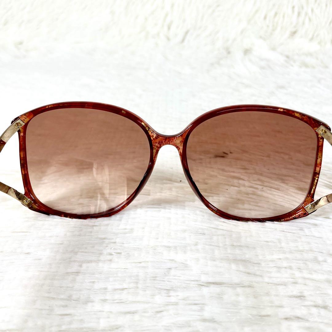 美品 Christian Dior サングラス ブラウンレンズ べっ甲柄