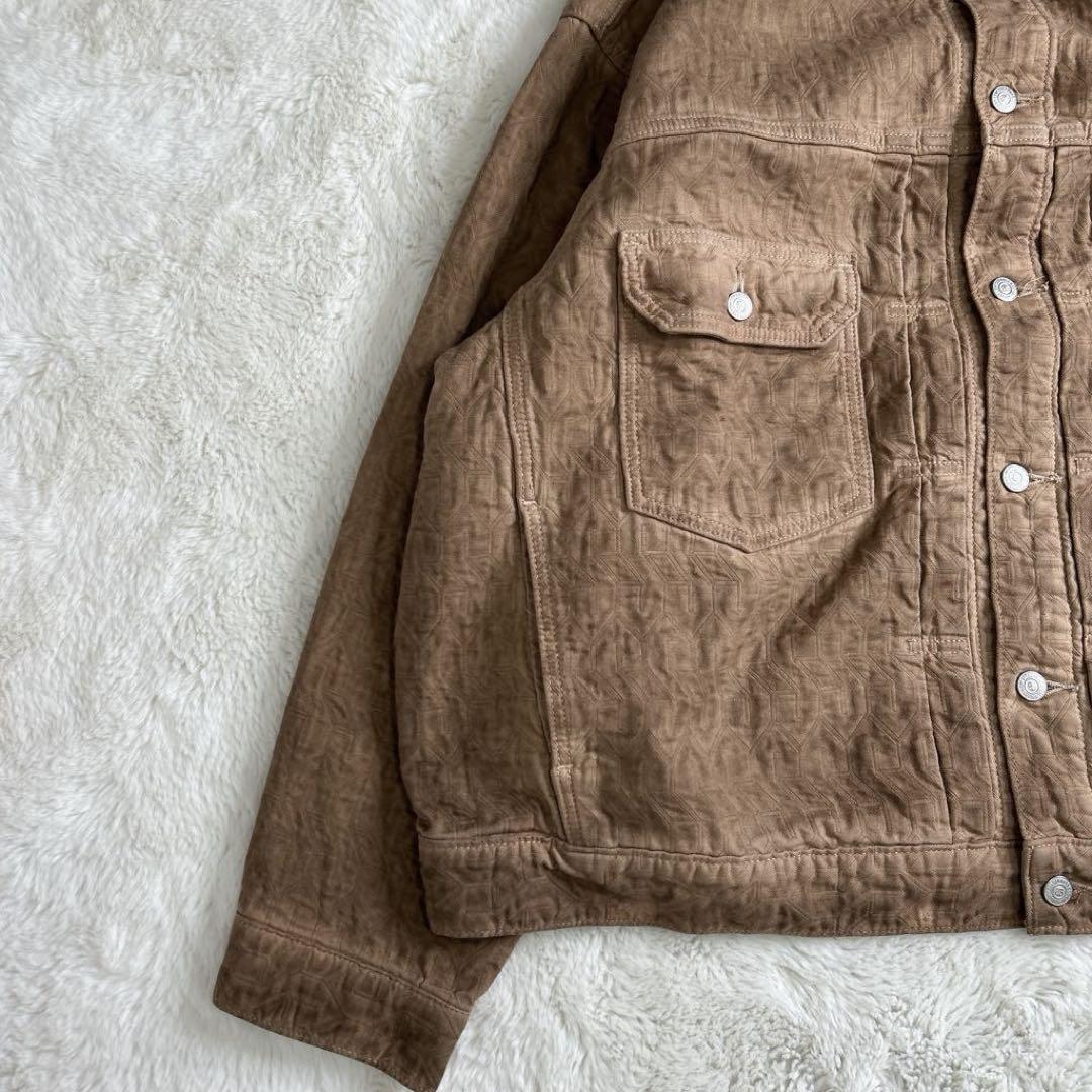 STUSSY× Levi's/DYED JACQUARD TRUCKER/XXL