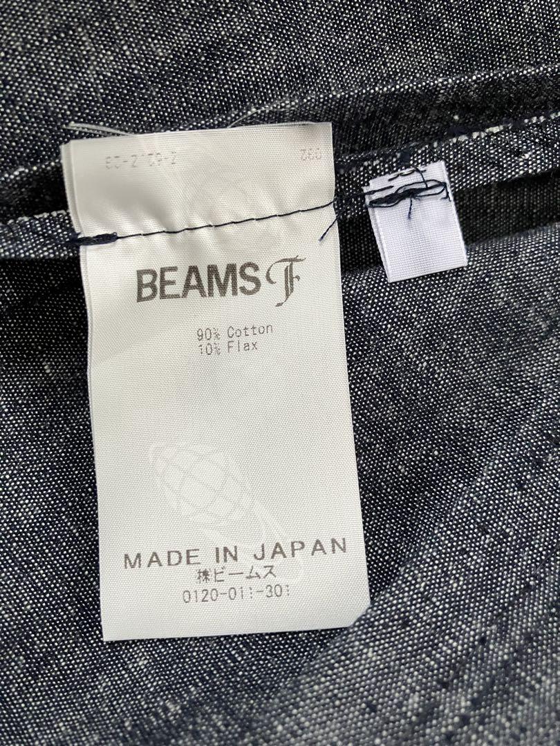 BEAMS F / NEW EASY コットンリネン シャンブレー ジャケット