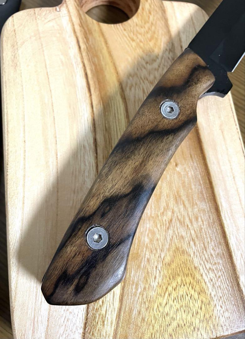 欅カッティングボードと 黒柿使用ナタセット
