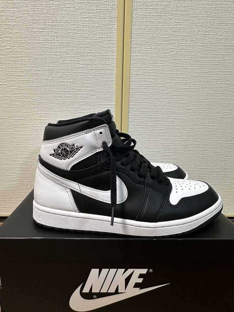 シューズ(男性用) Air Jordan 1 Retro High OG Black/White