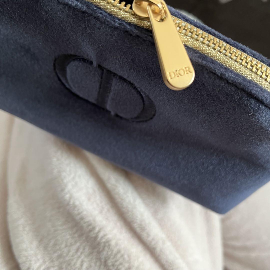 日本に Dior ネイビー ポーチ 2023 クリスマスコフレ リップグロス