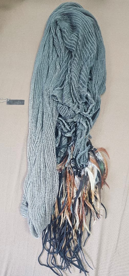 kmrii グラデーション ストール マフラー feather Y2KKMRii